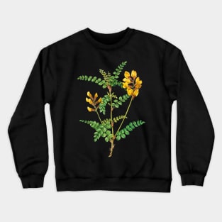 Yellow Flowers Crewneck Sweatshirt